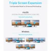 USB-C Hub Anker, 3 x USB-A 3.0 - 2 x USB-C - 2 x HDMI - 1 x VGA, Sivý A83790A2 thumbnail