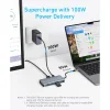 USB-C Hub Anker, 3 x USB-A 3.0 - 2 x USB-C - 2 x HDMI - 1 x VGA, Sivý A83790A2 thumbnail