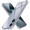 Techsuit - Nárazuvzdorné priehľadné silikónové puzdro - Xiaomi Poco X8 Pro - Sivo-čierna thumbnail