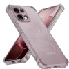 Techsuit - Nárazuvzdorný priehľadný silikónový kryt - Oppo A6 Pro 4G / A6 Pro 5G - puzdro Smoky Black thumbnail