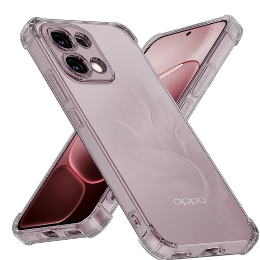 Oppo A6 Pro 4G / A6 Pro 5G Smoky Black Techsuit Ütésálló átlátszó szilikon tok - 1