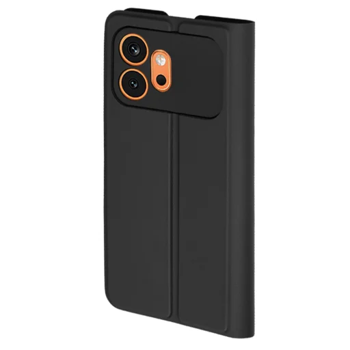 Techsuit - Magskin Fliptok - Honor 600 - Fekete tok - 4