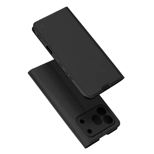 Techsuit - Magskin flipové puzdro - Honor 600 Pro - čierne puzdro - 6