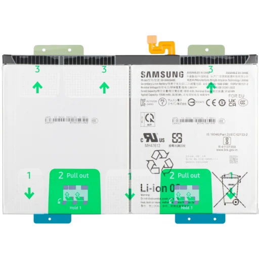 Akkumulátor EB-BX828ABE Samsung Galaxy Tab S10+ számára - 1