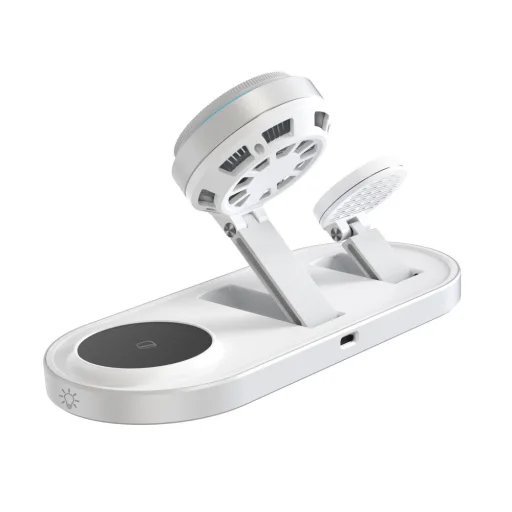 Tech-Protect A51 ArcticBoost 3 v 1 magnetická MagSafe bezdrôtová nabíjačka 25W Qi2.2 biela - 4