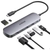 USB-C Hub Anker, 2 x USB-A 3.0 - 2 x USB-C - 1 x HDMI - 1 x SD - 1 x microSD, Sivý A83D2HA1 thumbnail