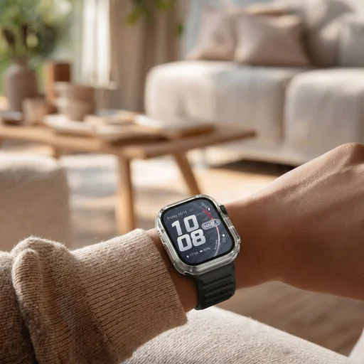 Huawei Watch Fit 5 Pro Tech-Protect Defense átlátszó tok - 7