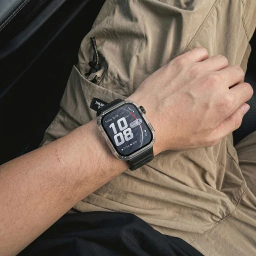 Priehľadné puzdro Tech-Protect Defense pre Huawei Watch Fit 5 Pro - 6
