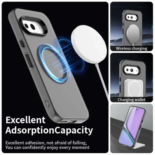 Techsuit - CandyCase MagSafe - Google Pixel 10a - Čierne puzdro - 5