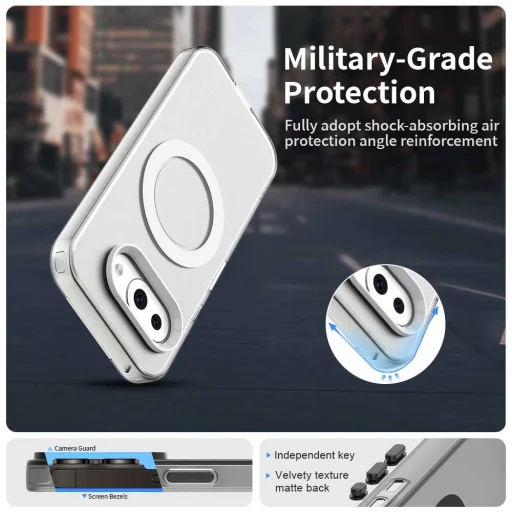 Techsuit - CandyCase MagSafe - Google Pixel 10a - Fehér tok - 7