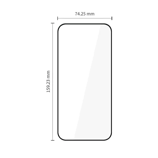Xiaomi 17T Pro Tech-Protect Glass Fit+ 2 db-os fekete üvegfólia - 2