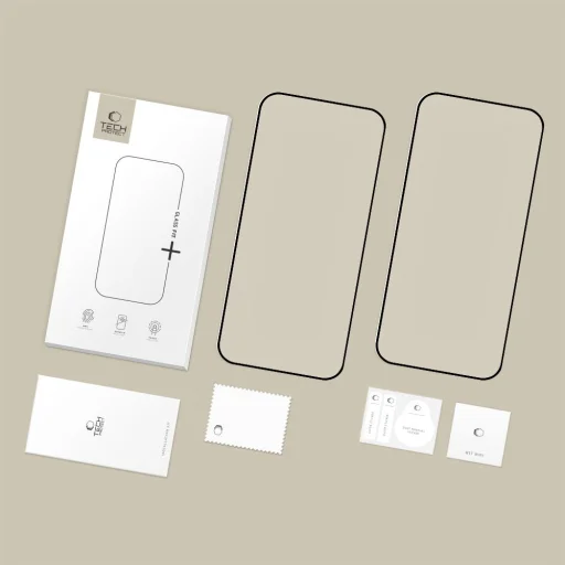 Xiaomi 17T Pro Tech-Protect Glass Fit+ 2 db-os fekete üvegfólia - 7
