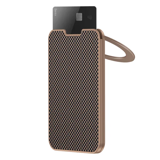 Benks Wallet Magnetic ArmorGo Kevlar Stand Gold tok - 1