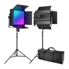 LED video svetlo Neewer balenie 2 ks 1200RGB 60W V4