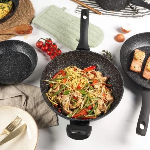 Salter BW05753S2EU7 Megastone 28 cm wok - 3