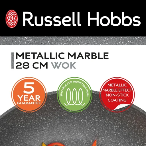 Russell Hobbs RH028121EU7 Metallic Marble 28 cm wok - 4