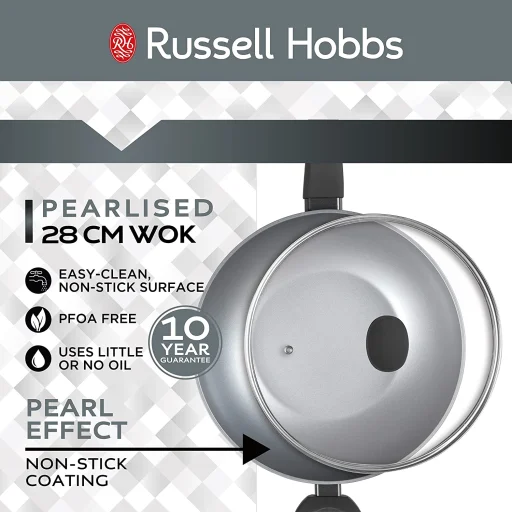 Russell Hobbs RH01709EU panvica wok s perleťovým povrchom 28 cm - 7