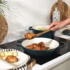 Salter BW13772GR Chester 2,8 l sekély öntöttvas öntöttvas lábas 30 cm, zöld thumbnail