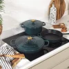 Salter BW13772GR Chester 2,8 l sekély öntöttvas öntöttvas lábas 30 cm, zöld thumbnail
