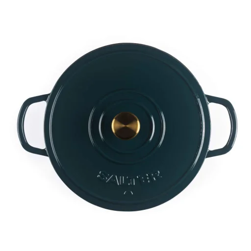 Salter BW13772GR Chester 2,8 l sekély öntöttvas öntöttvas lábas 30 cm, zöld - 3