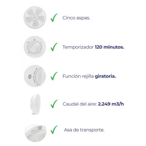 Jata JVVS3115 padló ventilátor - 7