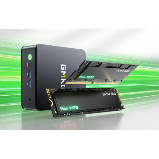 GMKtec G11 mini PC AMD R2514 16 GB 512 GB Windows 11 Pro - 6