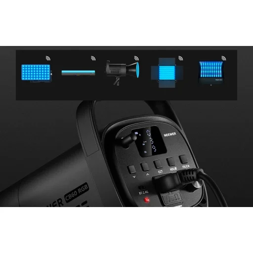 NEEWER CB60 RGB 70W CRI 97+ LED štúdiové svetlo - 8