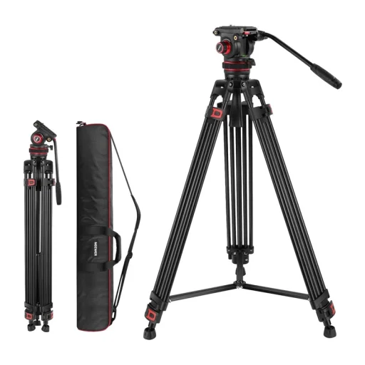 NEEWER TP75 74" profesionálny video statív s fluidnou hlavou - 1