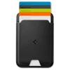 Valentinus Wallet MagFit (AFA11337) Spigen - max. 5 kariet s ľahkým prístupom, minimalistické prevedenie, PU koža - Čierna thumbnail