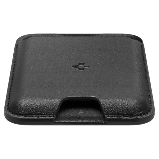 Valentinus Wallet MagFit (AFA11337) Spigen - max. 5 kártya könnyű hozzáféréssel, minimalista kivitel, PU bőr - Fekete - 4