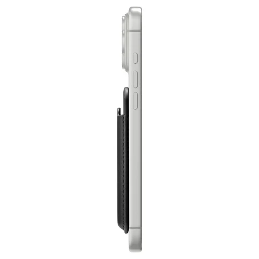 Valentinus Wallet MagFit (AFA11337) Spigen - max. 5 kártya könnyű hozzáféréssel, minimalista kivitel, PU bőr - Fekete - 7
