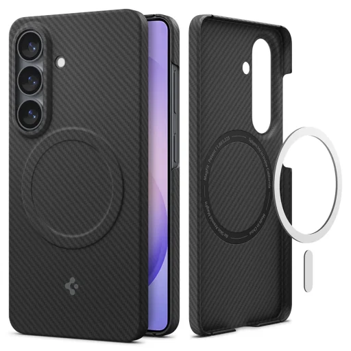 Samsung Galaxy S26 Plus Fekete Spigen - Air Skin Aramid MagFit (ACS11048) tok - 2
