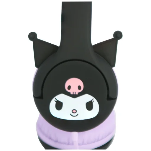 Detské on-ear slúchadlá OTL Kuromi s gumenými ušami - 3