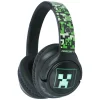 OTL Minecraft LED svietiace bezdrôtové Bluetooth slúchadlá na uši thumbnail