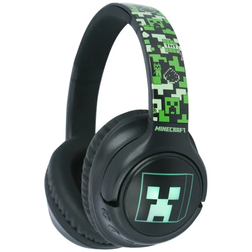 OTL Minecraft LED svietiace bezdrôtové Bluetooth slúchadlá na uši - 2