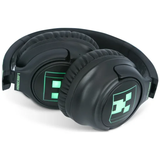 OTL Minecraft LED svietiace bezdrôtové Bluetooth slúchadlá na uši - 3