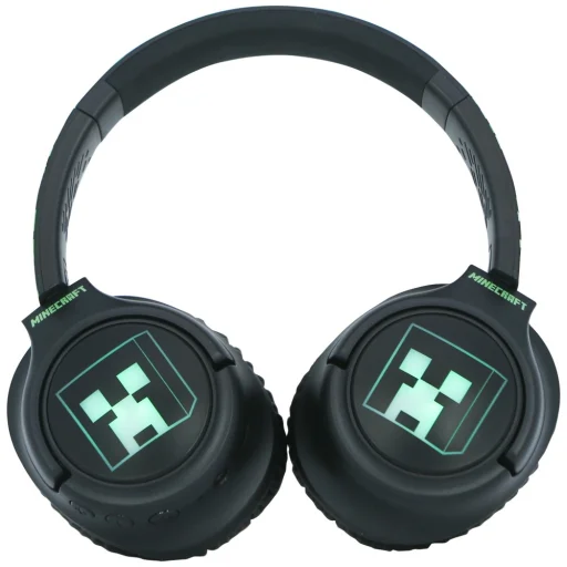 OTL Minecraft LED svietiace bezdrôtové Bluetooth slúchadlá na uši - 4