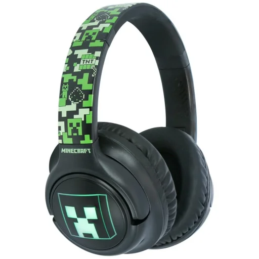 OTL Minecraft LED svietiace bezdrôtové Bluetooth slúchadlá na uši - 1