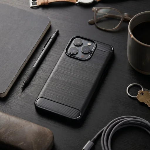 iPhone 15 Pro Carbon 2.0 čierny kryt - 5
