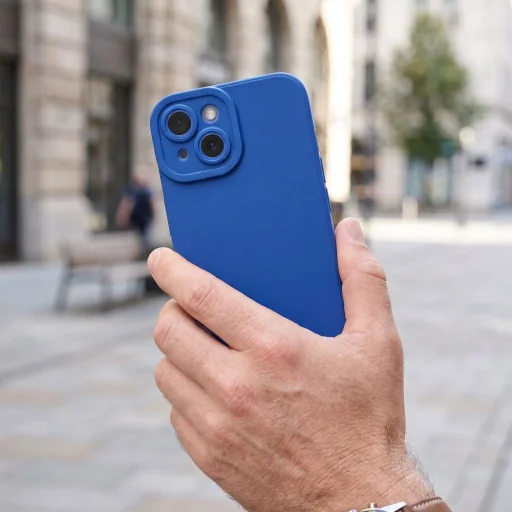 Modrý matný kryt 2.0 na iPhone XR - 6