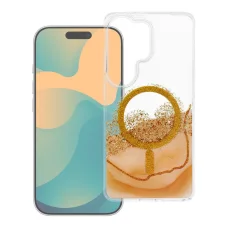 Samsung Galaxy S24 / S25 zlaté puzdro Golden kompatibilné s MagSafe