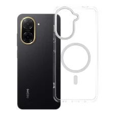 Xiaomi Redmi A5 átlátszó Frame Clear Hybrid Mag Cover MagSafe-kompatibilis tok