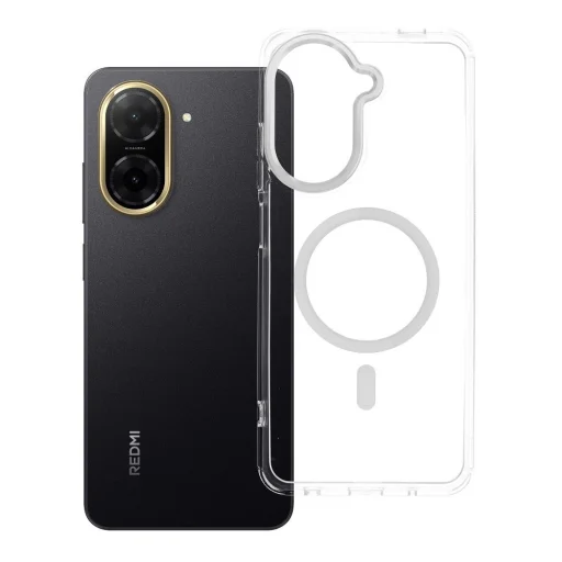 Xiaomi Redmi A5 átlátszó Frame Clear Hybrid Mag Cover MagSafe-kompatibilis tok - 1
