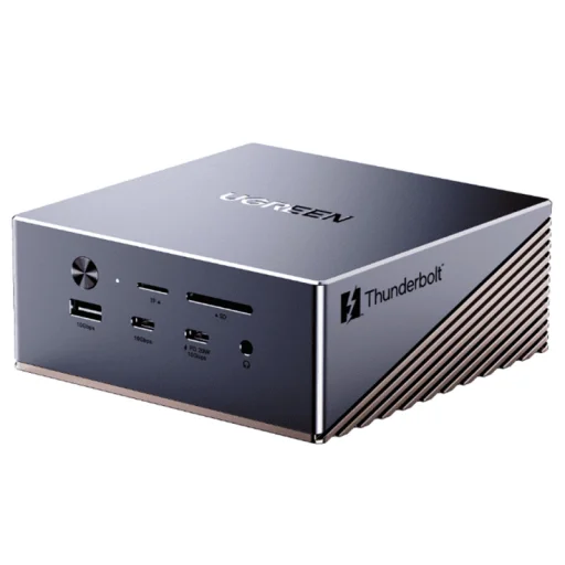Thunderbolt hub UGREEN U716, 17v1, sivý - 1