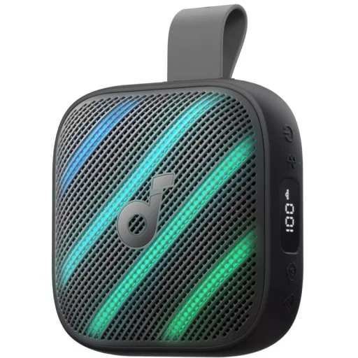 Bluetooth vodoodolný reproduktor Anker Soundcore Boom Go 3i, 15W, TWS, RGB, čierny D5103010 - 1