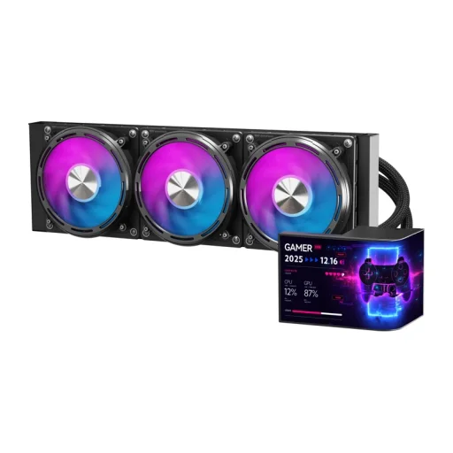 DarkFlash UV360 CPU-hűtő (fekete) - 2