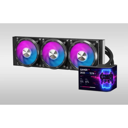 DarkFlash UV360 CPU-hűtő (fekete) - 8