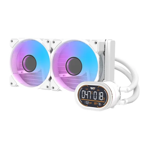 Darkflash DH240D v2 CPU folyadékhűtő (fehér) - 1