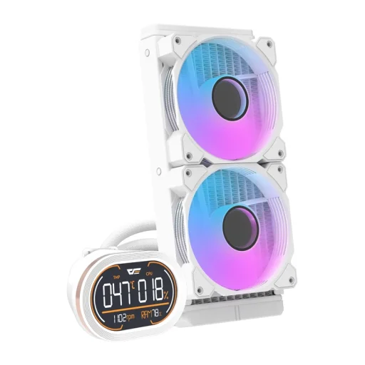 Darkflash DH240D v2 CPU folyadékhűtő (fehér) - 2