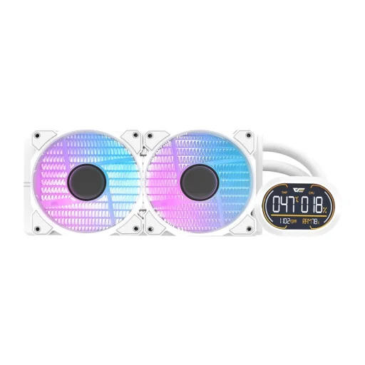 Darkflash DH240D v2 CPU folyadékhűtő (fehér) - 4